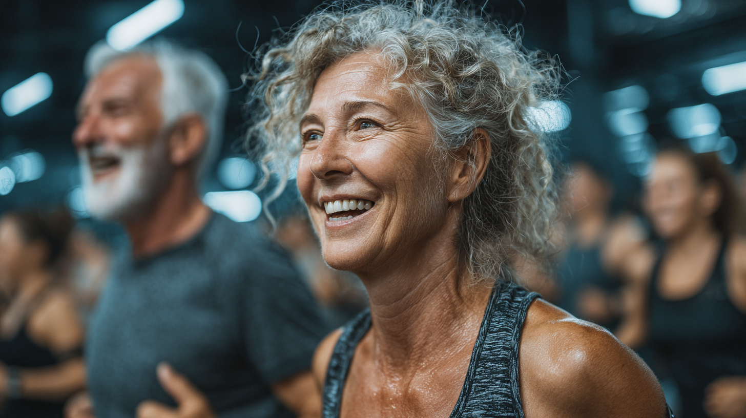 Katta yoshli ayolning tabiatda mashg'uloti